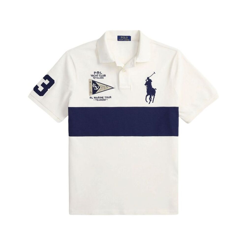 Polo Ralph Lauren Mens Classic Fit Big Pony Mesh Polo Shirt XXL Newport Navy NWT